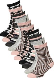 Apollo sokken set van 10 roze