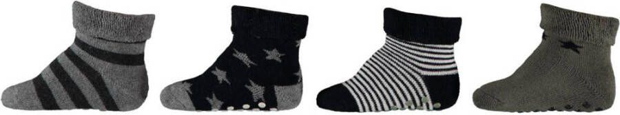 Apollo sokken set van 4 multi Jongens Katoen All over print 56-68