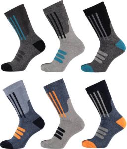Apollo sokken set van 6 blauw
