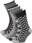 Apollo sokken set van 6 zwart grijs - Thumbnail 1