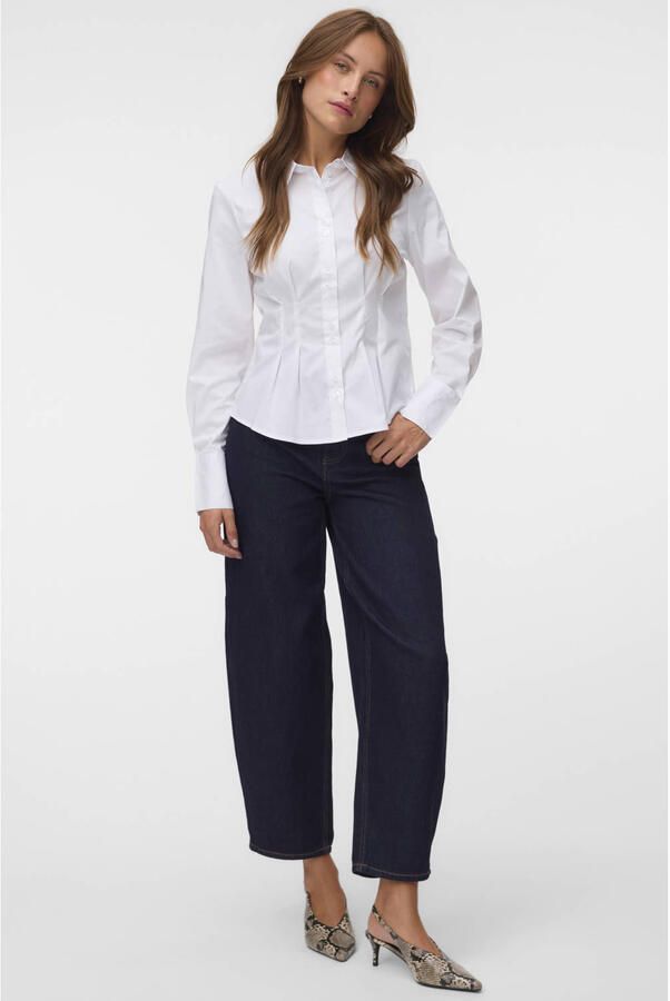AWARE blouse met plooien wit - Foto 2