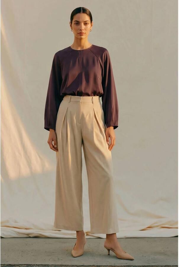 AWARE blousetop aubergine - Foto 2