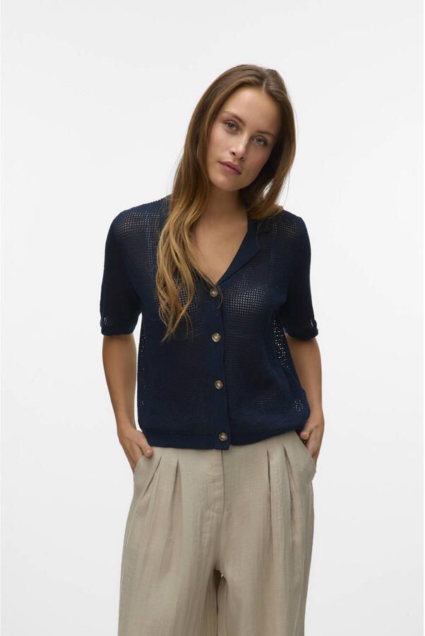 Aware Sweater Saga Cardigan Dark Sapphire - Foto 3