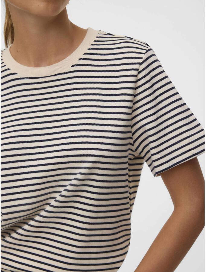 AWARE gestreept T-shirt beige - Foto 2