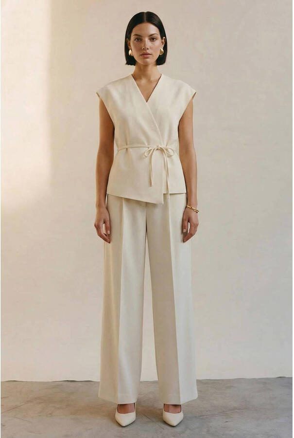 AWARE gilet ecru - Foto 2