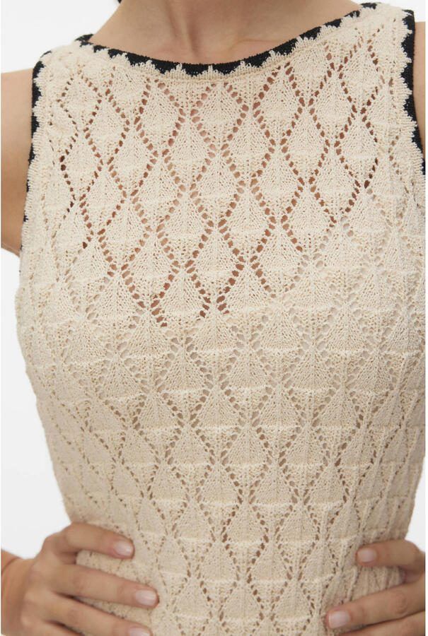 AWARE maxi jurk crochet beige - Foto 2