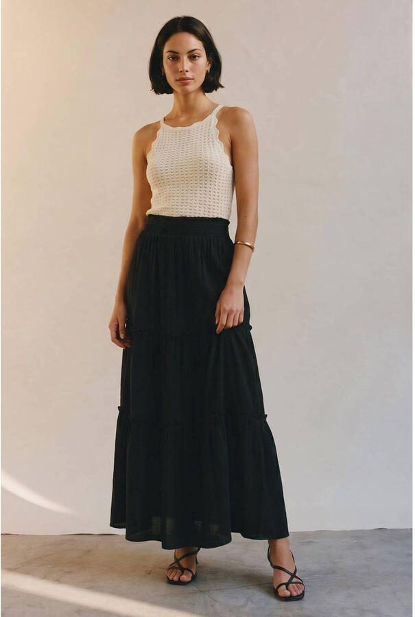 AWARE maxi rok zwart - Foto 2