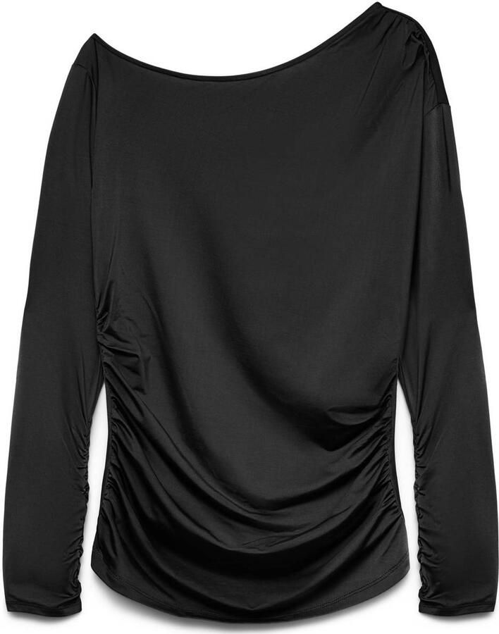 AWARE one shoulder top zwart - Foto 2