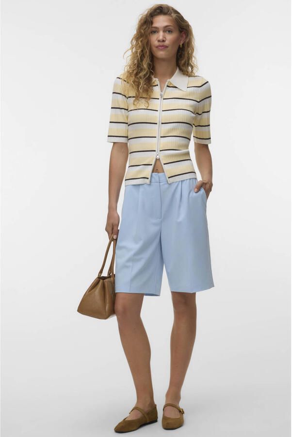 AWARE regular fit bermudashort lichtblauw - Foto 2