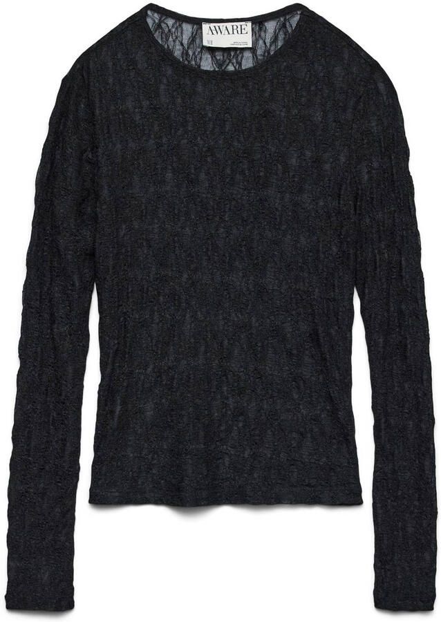 AWARE top met kant zwart - Foto 2