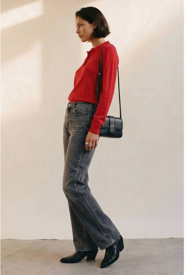 AWARE trui gebreid rood - Foto 3