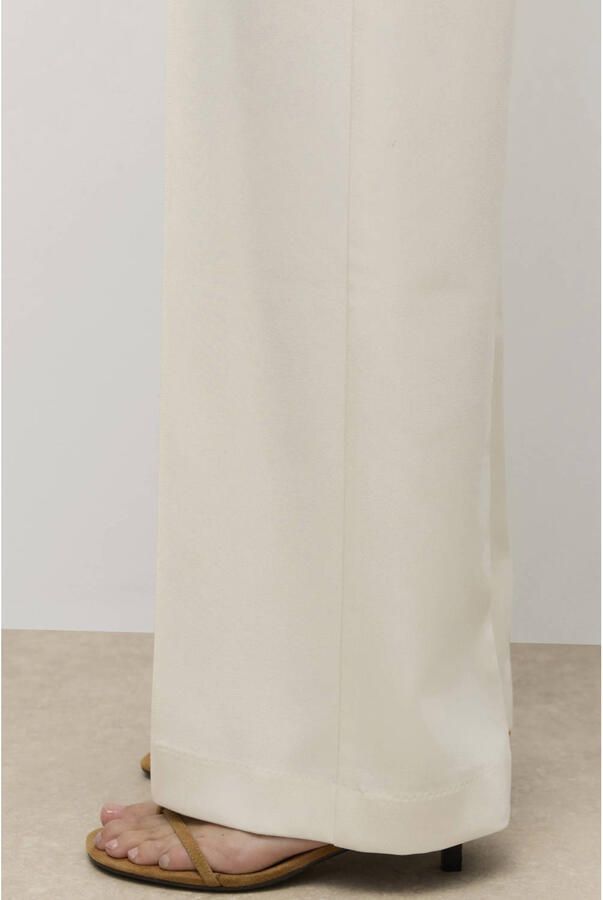 AWARE wide leg high waist pantalon ecru - Foto 2