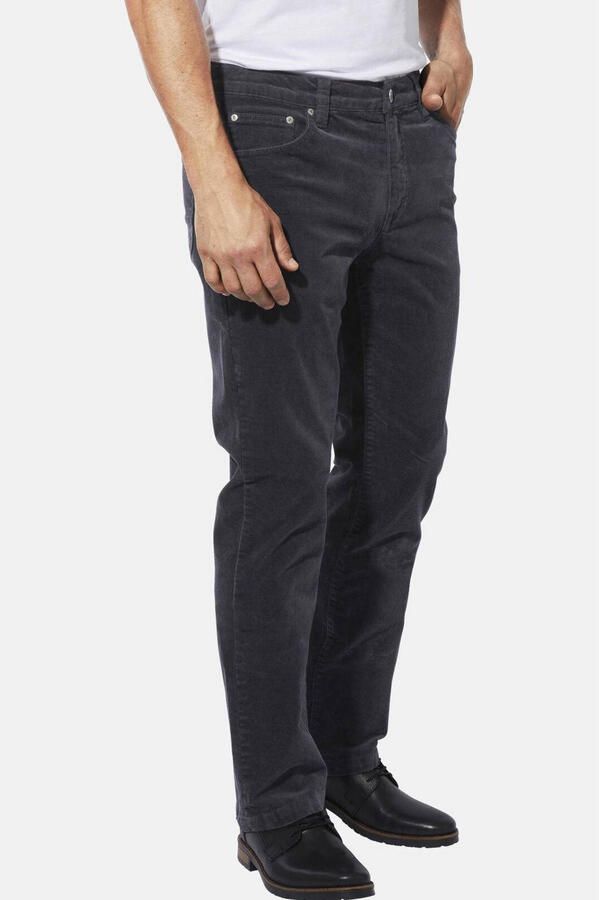 Babista corduroy regular fit broek Plus Size donkergrijs - Foto 2