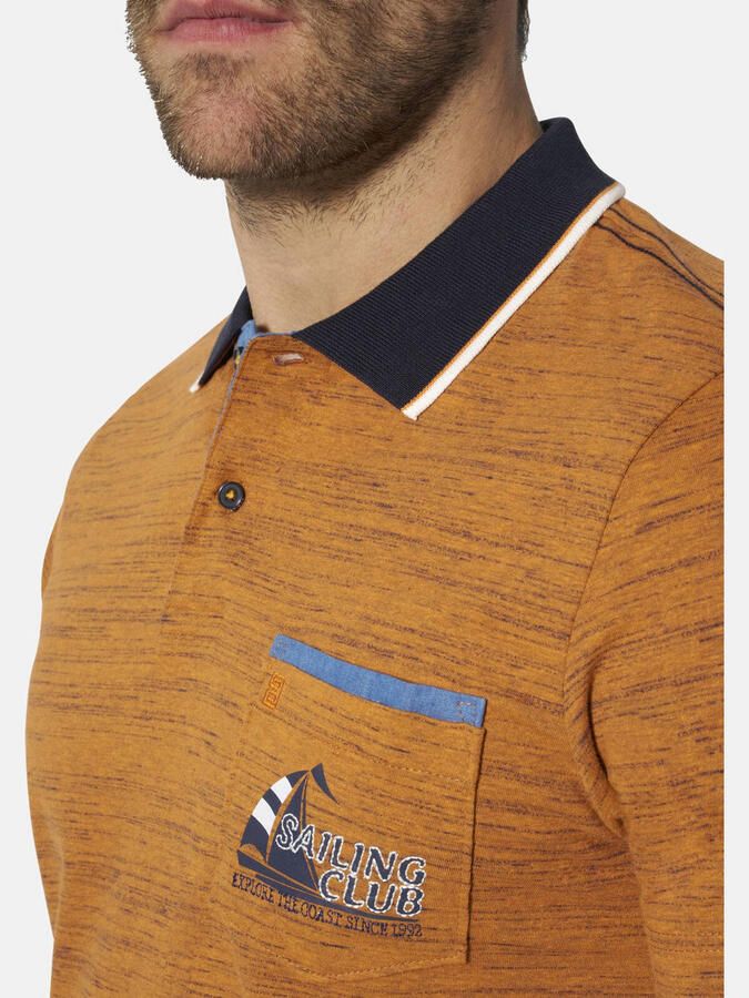 Babista DONGIO regular fit polo Plus Size oranje - Foto 2