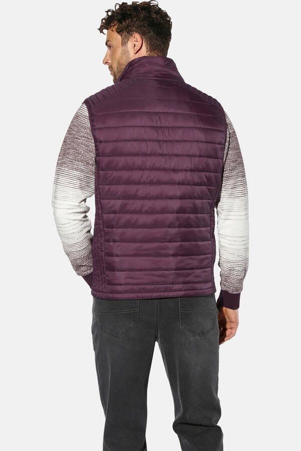 Babista FERMINO quilted bodywarmer +FIT Collectie Plus Size donkerrood - Foto 2