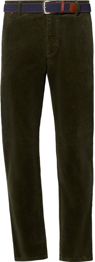 Babista +FIT Collectie Plus Size regular fit casual corduroy broek donkergroen - Foto 3