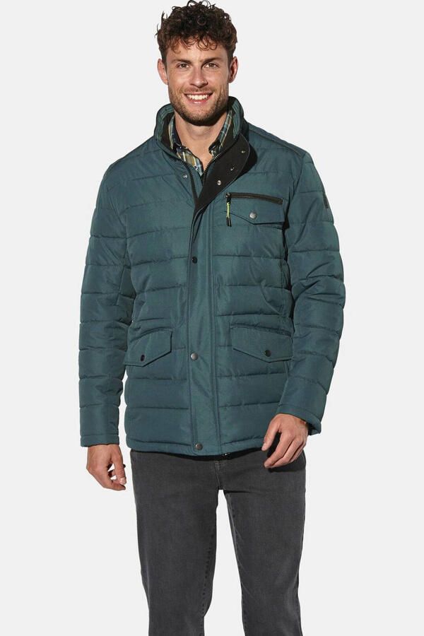 Babista gewatteerde winterjas Plus Size petrol