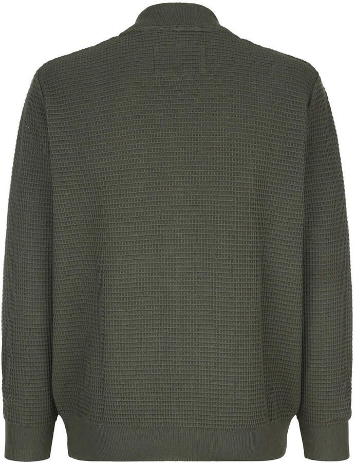 Babista katoenen gebreid vest Plus Size groen - Foto 2