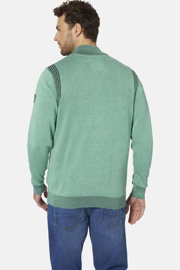 Babista katoenen gebreid vest Plus Size mintgroen - Foto 3