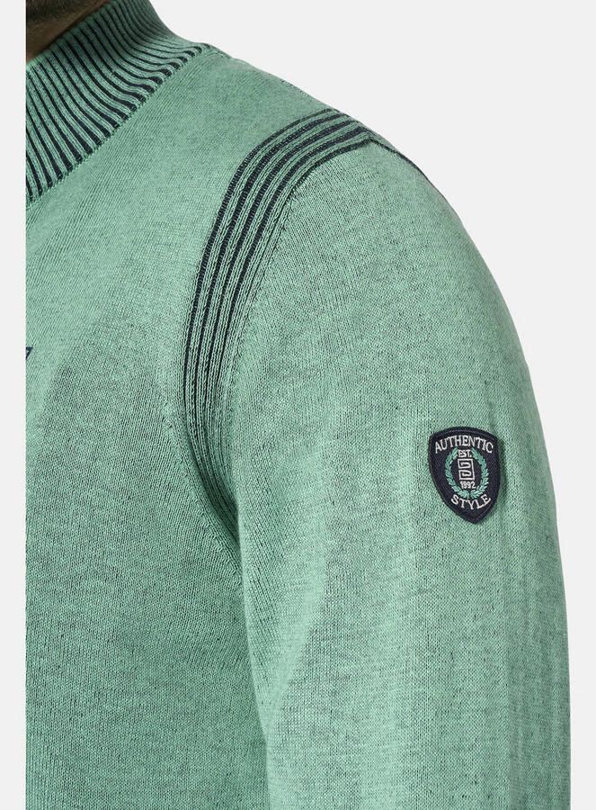 Babista katoenen gebreid vest Plus Size mintgroen - Foto 2