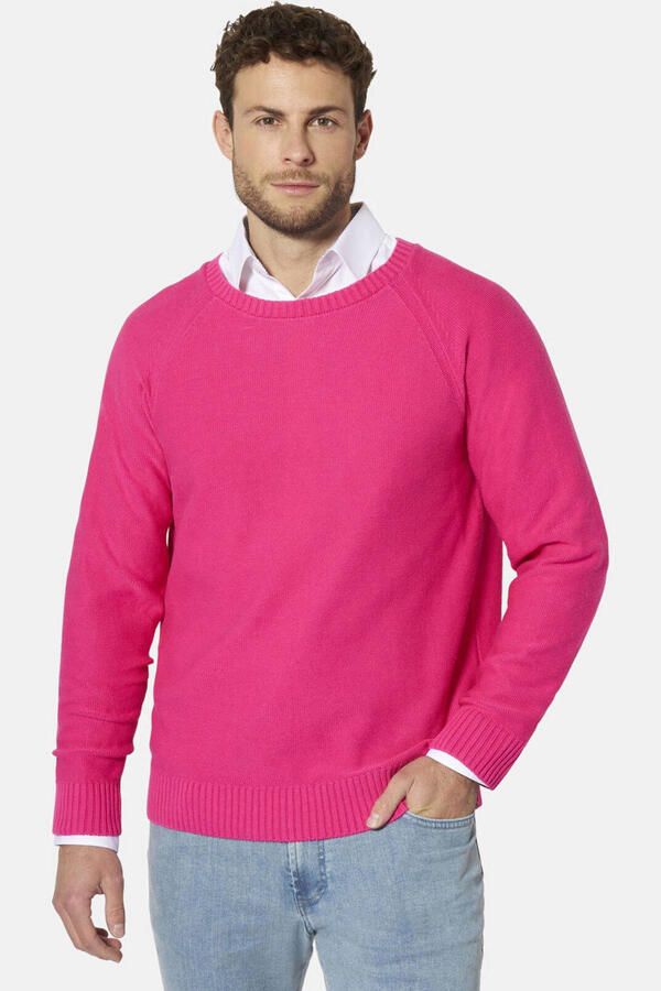 Babista katoenen regular fit trui Plus Size roze