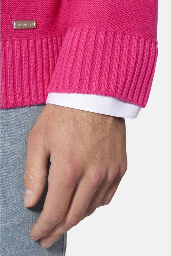 Babista katoenen regular fit trui Plus Size roze - Foto 3