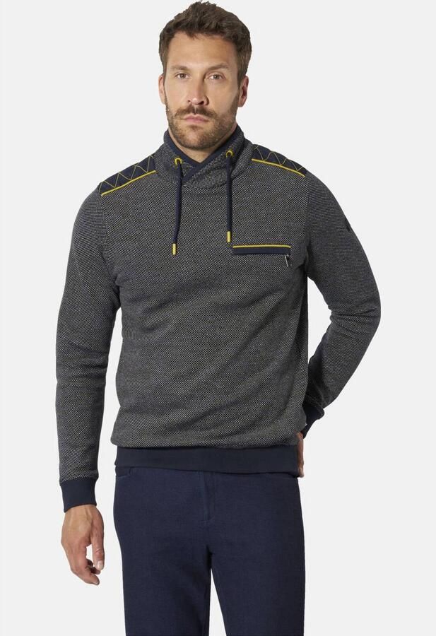Babista katoenen trui Plus Size donkerblauw