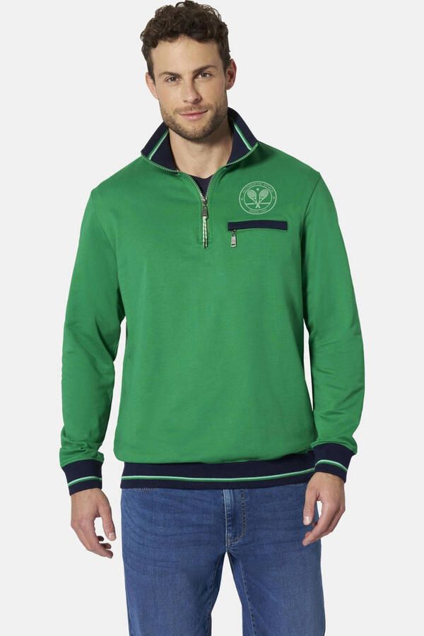Babista LANGIO regular fit sweater Plus Size met print groen