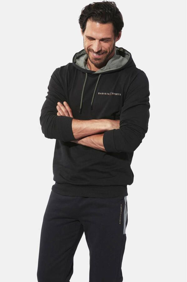 Babista LORANDO regular fit hoodie Plus Size zwart