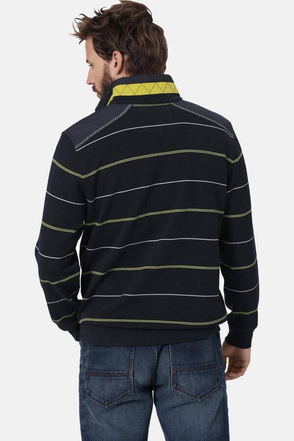 Babista LUCCAVERTO regular fit gestreepte sweater Plus Size donkerblauw - Foto 3