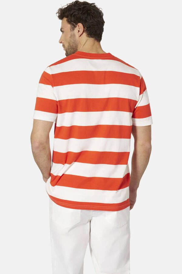 Babista MALDOR regular fit gestreept T-shirt Plus Size rood - Foto 3