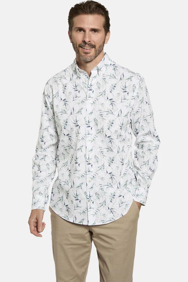 Babista MARINORO regular fit overhemd Plus Size met print wit