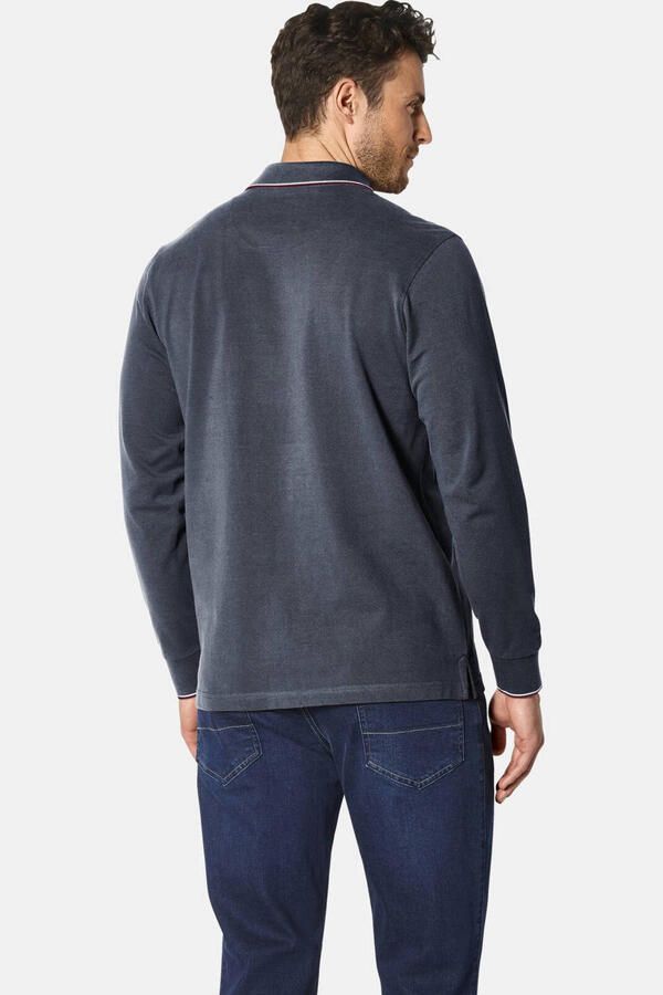 Babista MILANVETZO regular fit polo Plus Size donkerblauw - Foto 3