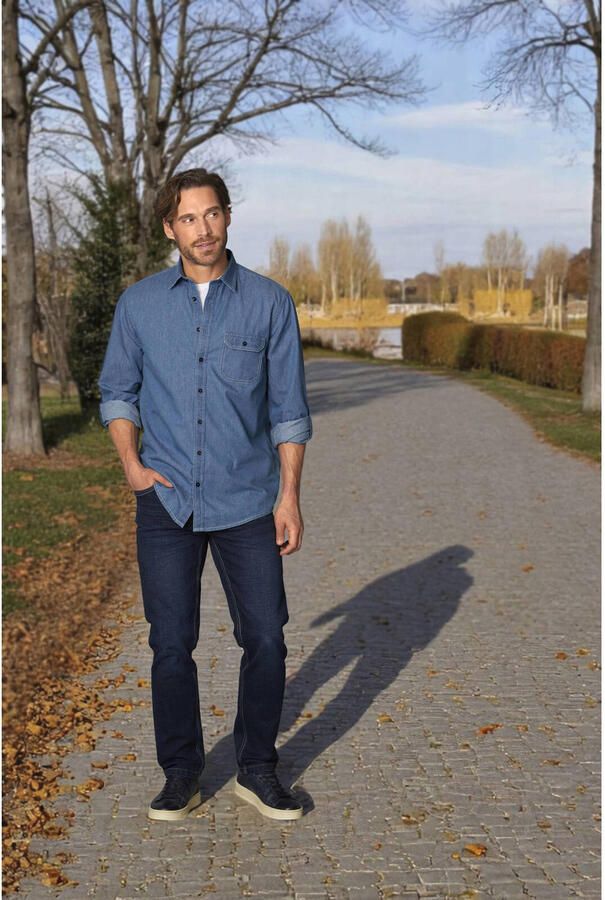 Babista OLAR overhemd Plus Size +FIT Collectie lichtblauw - Foto 2