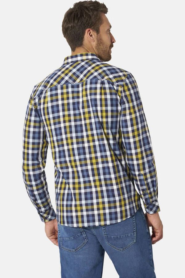 Babista overhemd Plus Size blauw