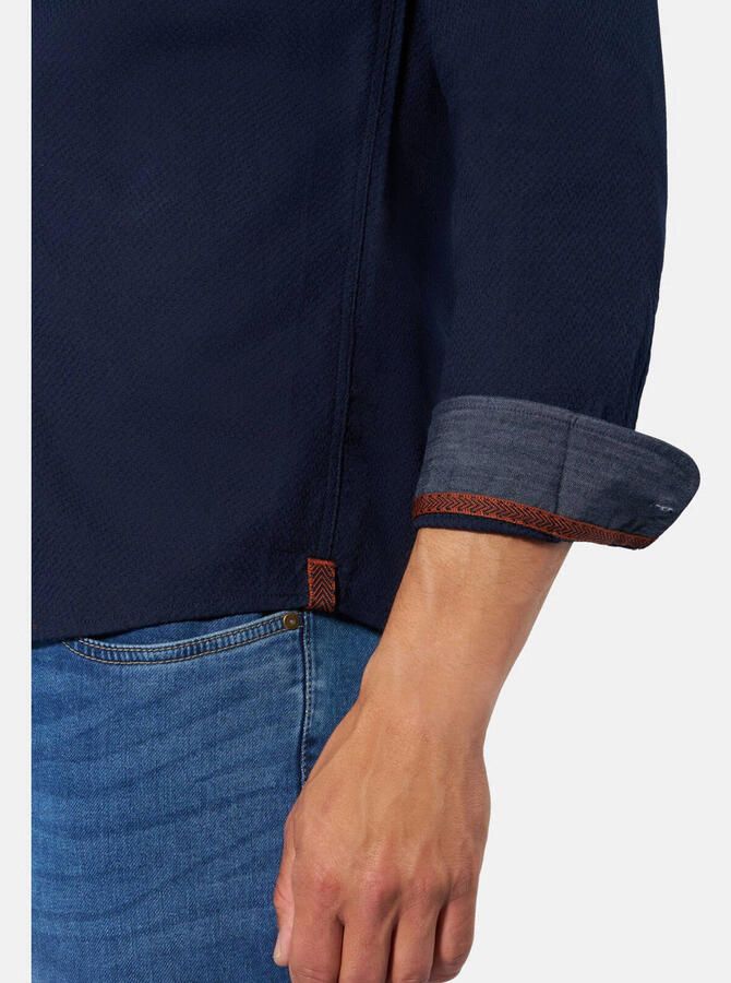Babista overhemd Plus Size donkerblauw - Foto 2