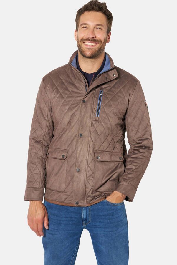 Babista Plus Size jas donkerbruin