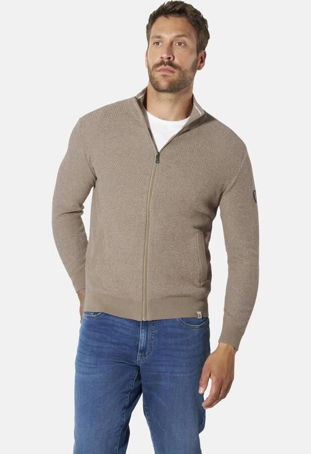Babista Plus Size katoenen trui beige