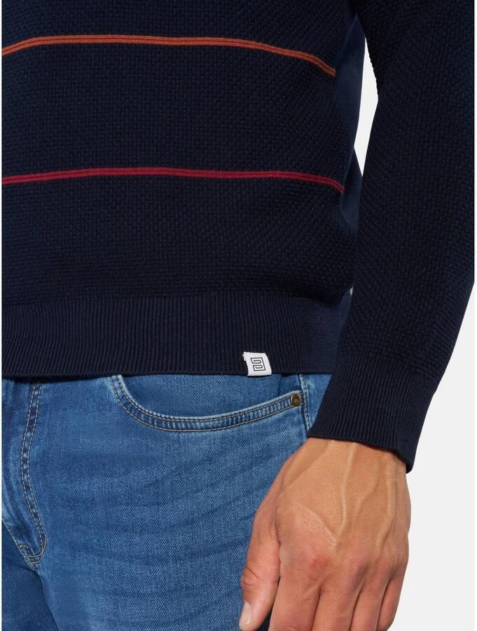 Babista Plus Size katoenen trui donkerblauw - Foto 3
