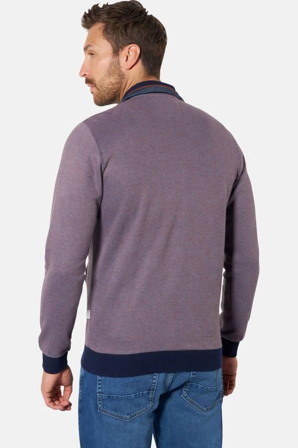 Babista Plus Size katoenen trui donkerrood - Foto 3