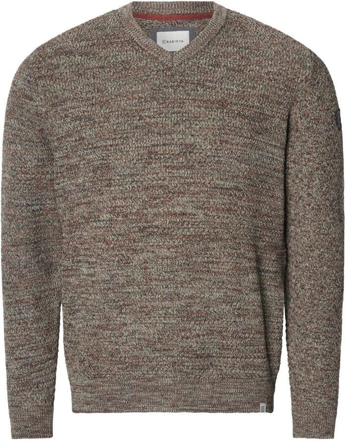 Babista Plus Size katoenen trui lichtbruin