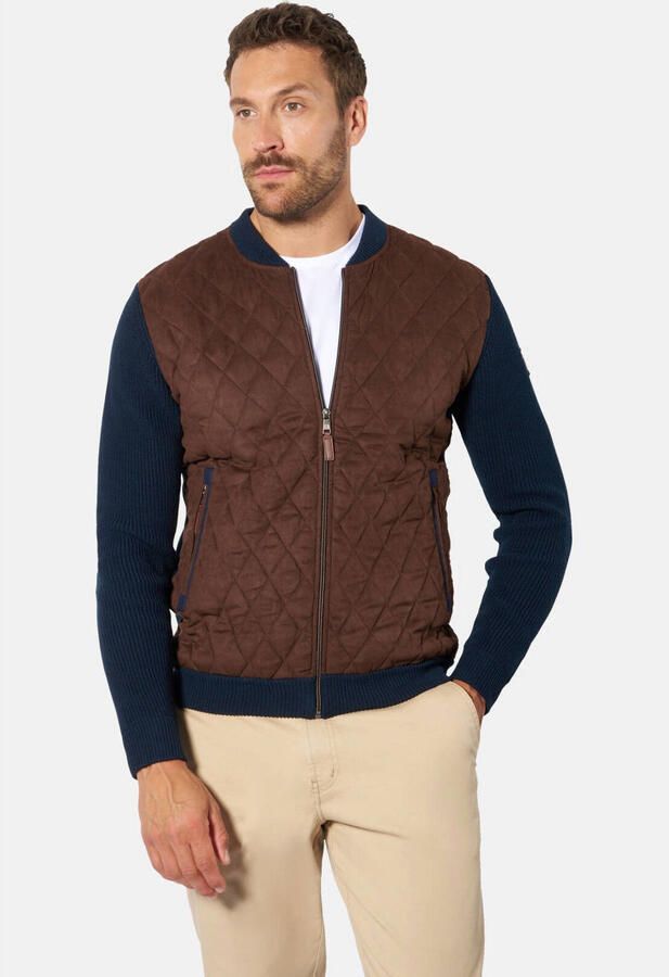 Babista Plus Size katoenen vest bruin