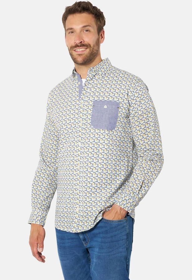 Babista Plus Size overhemd lichtblauw