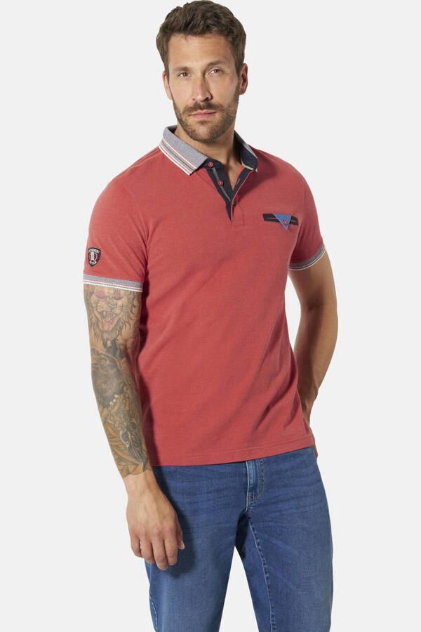 Babista Plus Size polo koraalrood