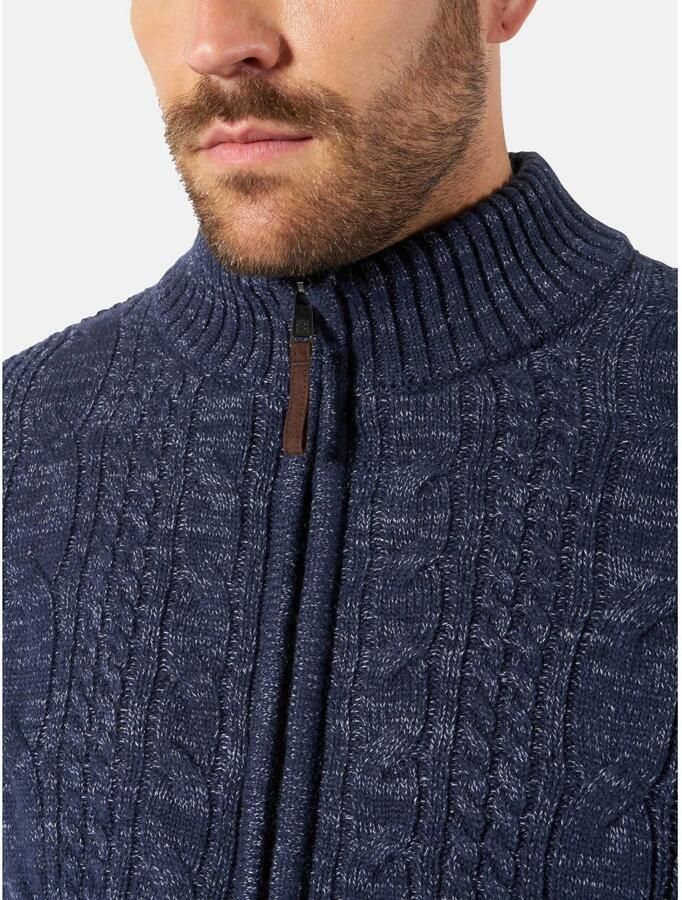 Babista Plus Size wollen vest donkerblauw - Foto 2