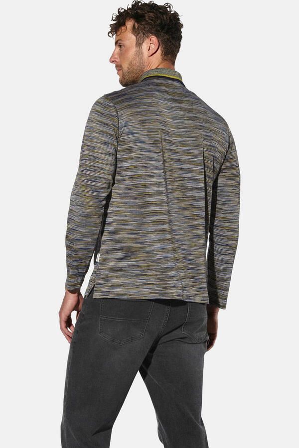 Babista polo +FIT Collectie Plus Size met print olijfgroen - Foto 2