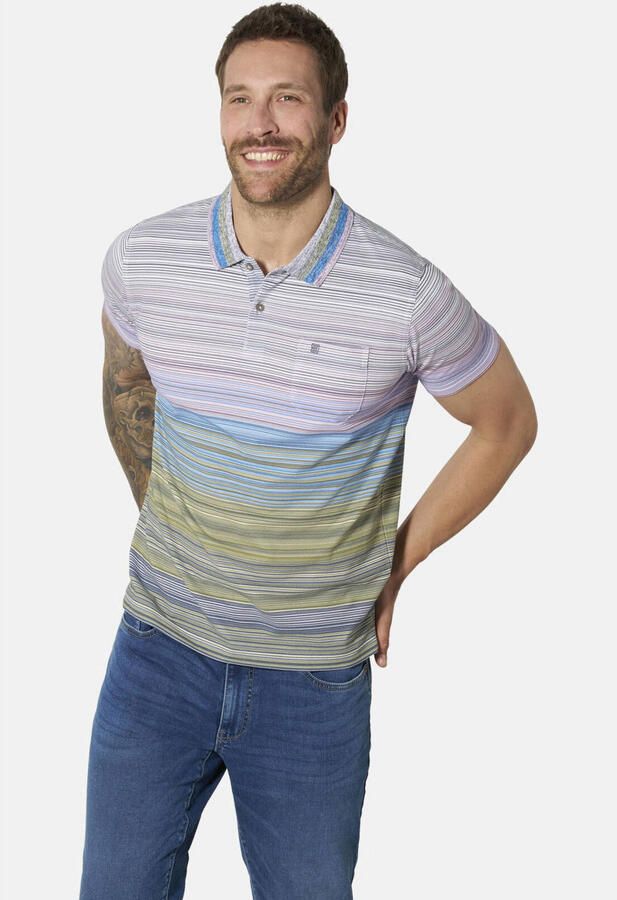 Babista polo +FIT Collectie Plus Size olijf