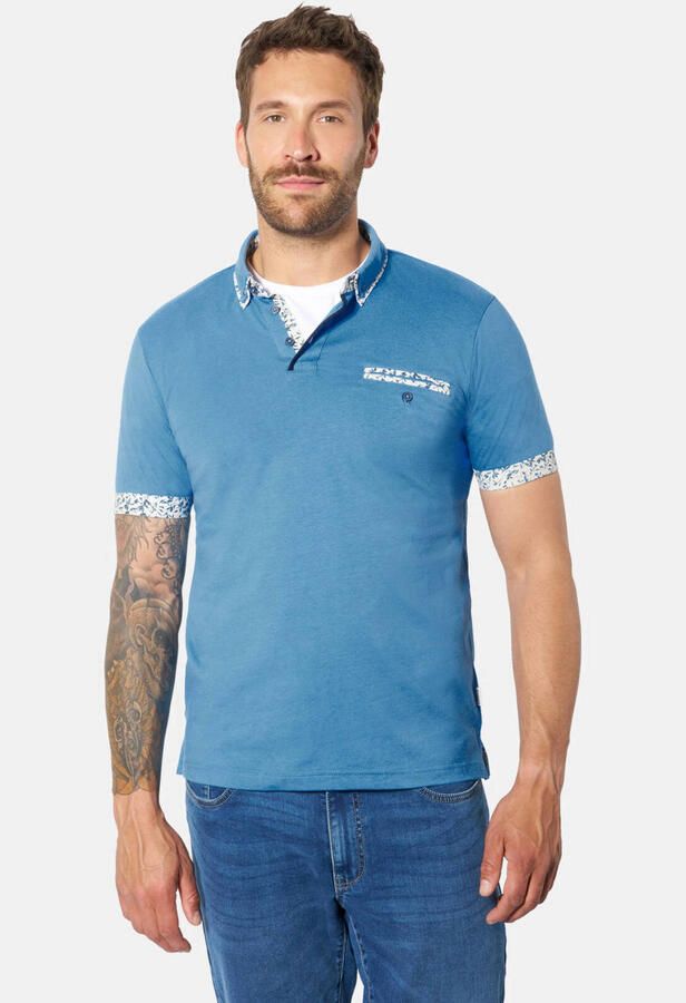 Babista polo Plus Size blauw