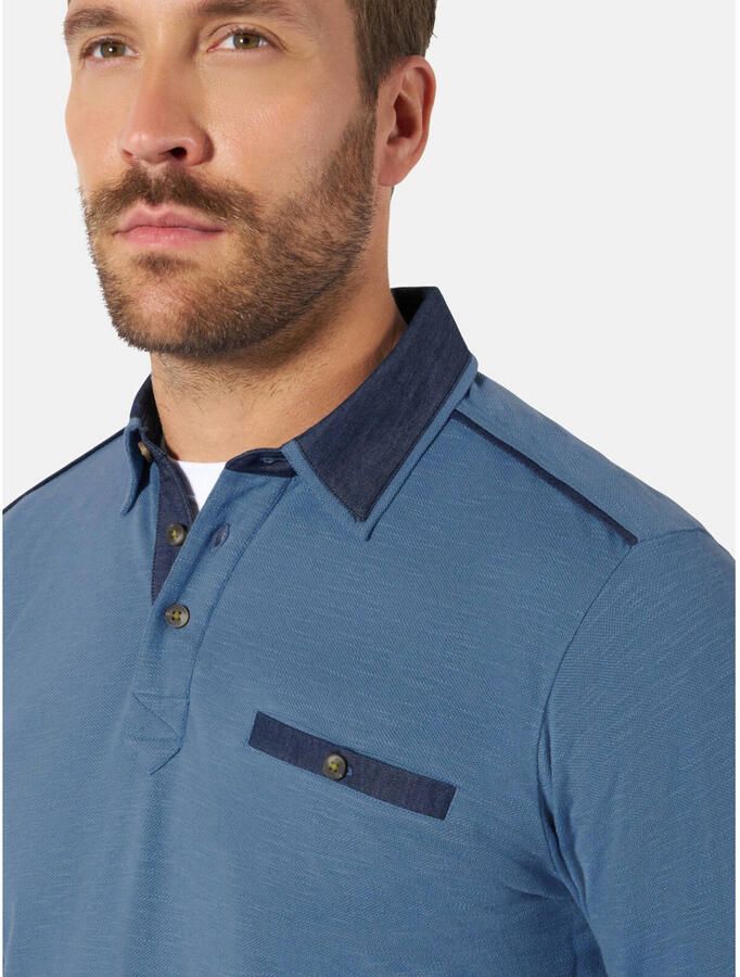 Babista polo Plus Size blauw - Foto 2