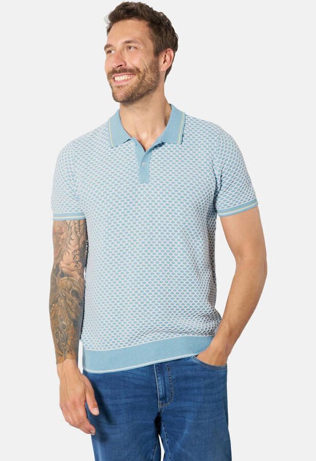 Babista polo Plus Size lichtblauw